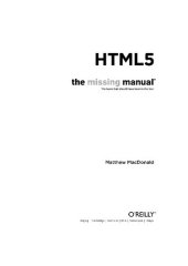 book HTML5. Недостающее руководство