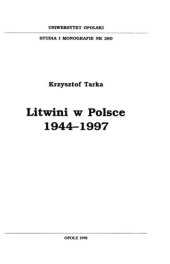 book Litwini w Polsce, 1944-1997