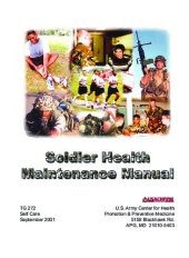 book US Army - Soldier Health Maintenance Manual TG 272