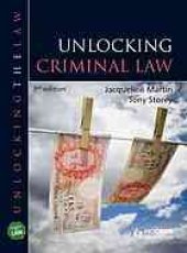 book Unlocking criminal law