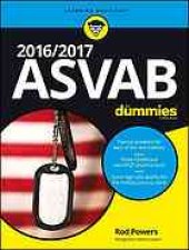 book 2016/2017 ASVAB for dummies