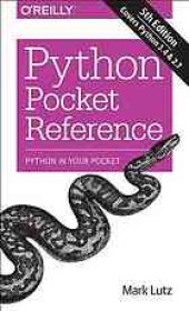 book Python pocket reference