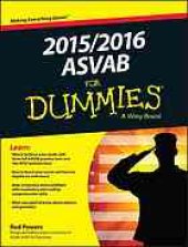 book 2015 / 2016 ASVAB For Dummies