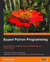 book Expert Python programming learn best practices to designing, coding, and distributing your Python software