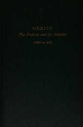 book Mexico the Problem and the Solution