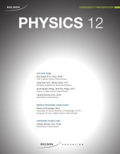 book Nelson Physics 12 : university preparation