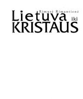 book Lietuva iki Kristaus