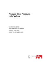 book API Std 526 (2012) Flanged Steel Pressure-Relief Valves