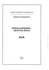 book Mykolas Römeris - Lietuvos sūnus