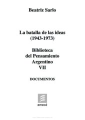 book La batalla de las ideas (1943-1973)