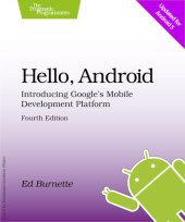 book Hello, Android: Introducing Google's Mobile Development Platform