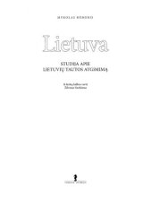 book Lietuva: studija apie lietuvių tautos atgimimą