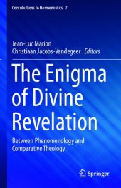 book The Enigma of Divine Revelation: Between Phenomenology and Comparative Theology