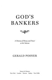 book God's bankers: a history of money and power at the Vatican