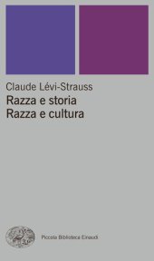 book Razza e storia-Razza e cultura