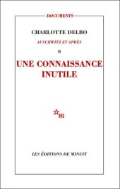 book Une connaissance inutile