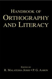 book Handbook of Orthography and Literacy