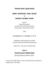 book Ponizni život i gorka Muka našeg Gospodina Isusa Krista i Njegove Blažene Majke zajedno s tajnama Starog zavjeta, po vizijama časne Anne Katharine Emmerick (Dio 3)