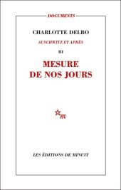 book Mesure de nos jours