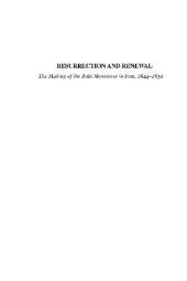 book Resurrection and Renewal: The Making of the Babi Movement in Iran, 1844-1850.