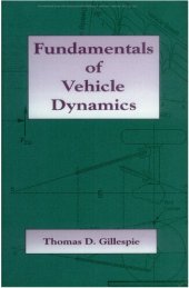 book Fundamentals of vehicle dynamics