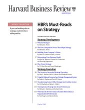 book HBR's 10 Must Reads On Strategy