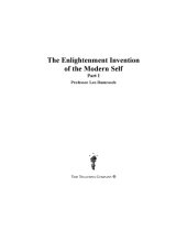 book The enlightenment invention of the modern self