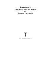 book Shakespeare : the word and the action. Part II