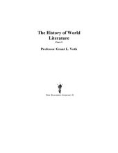 book The history of world literature