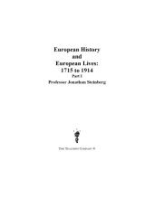 book European history and European lives, 1715-1914