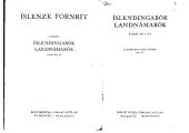 book Íslendingabók. Landnámabók. (Book of Icelanders. Book of Settlements)
