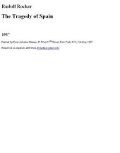 book The Tragedy of Spain