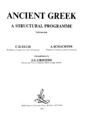 book Ancient Greek: A Structural Programme