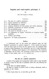 book Regular and semi-regular polytopes