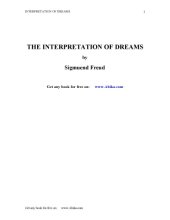 book The Interpretation Of Dreams