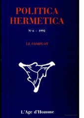 book Politica Hermetica 6  - Le complot