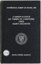 book L'ambivalence du temps de l'histoire chez saint Augustin