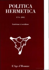 book Politica Hermetica 9 - Esotérisme et socialisme