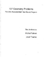 book 107 Geometry Problems from the AwesomeMath Year Round Program