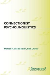 book Connectionist Psycholinguistics