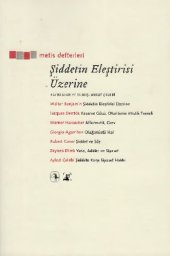 book Şiddetin Eleştirisi Üzerine