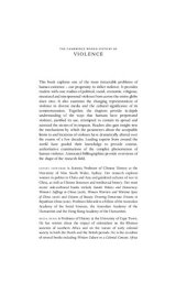 book The Cambridge World History of Violence: Volume 4