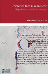 book L’historien face au manuscrit