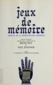 book Jeux de mémoire: aspects de la mnémotechnie médiévale