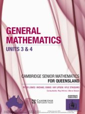 book General Mathematics Units 3&4 for Queensland