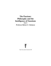 book The passions : philosophy and the intelligence of emotions