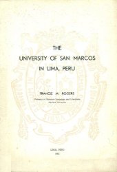 book The University of San Marcos in Lima, Peru