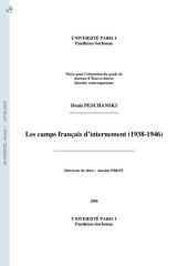 book Les camps français d'internement