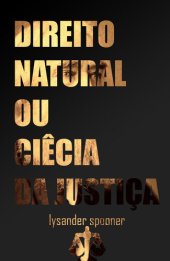 book Direito Natural ou A Ciência da Justiça