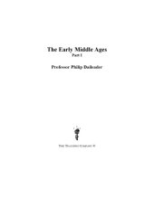 book The early Middle Ages